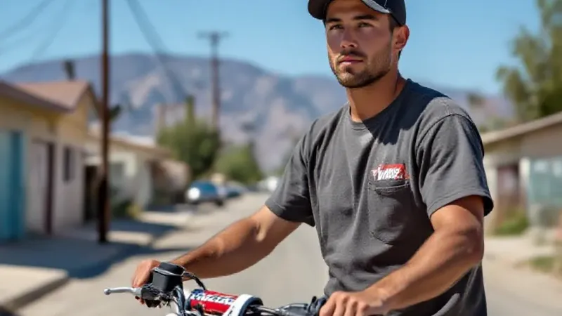 Only in L.a.: Wild Dirt Bike Chase & Recycling Bin