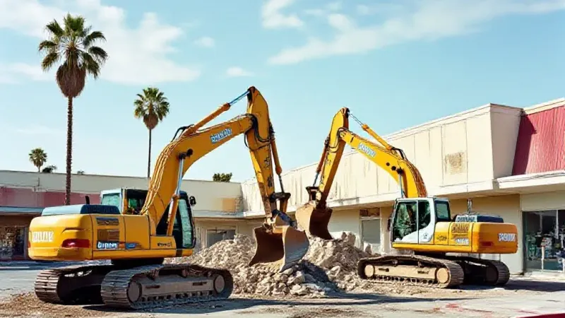hawthorne Plaza Mall: Demolition Finally Begins!