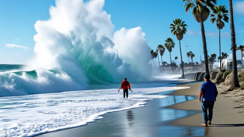 long Beach Peninsula Evacuated: Seawall Threatened