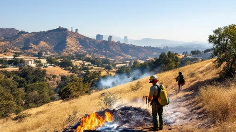 arson Arrest After Sherman Oaks Brush Fires