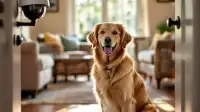 San Diego Golden's Unique Welcome for an Intruder