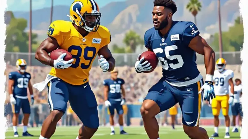 Rams RBs: Kyren Williams vs. Blake Corum Battle