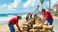 LB Peninsula Preps for "Hurricane Polo" After Damage