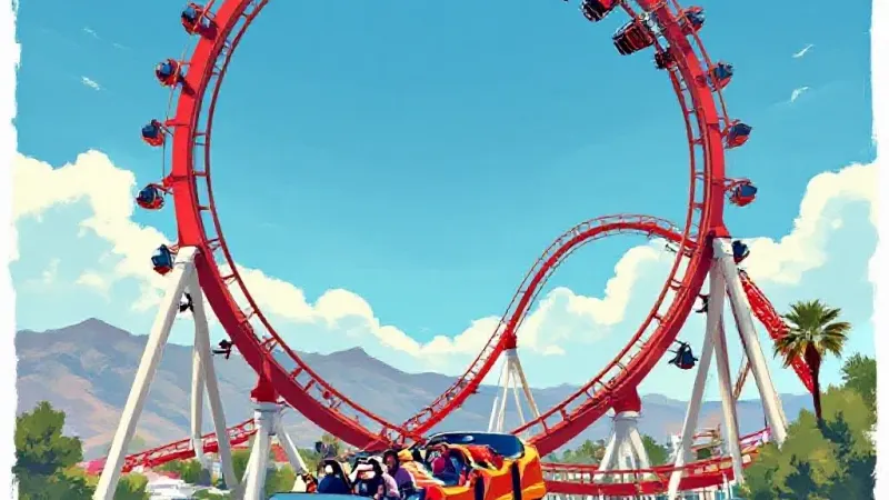 Magic Mountain's X2 Coaster Closes Permanently After