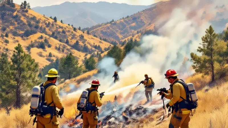 Santa Clarita's Bouquet Fire: 1,048 Acres, 40% Contained.