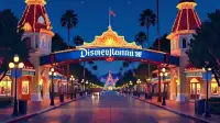 Disneyland Evacuated: Bomb Squad at Main Gate