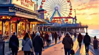SoCal's Swiss Winter Village Lands on Santa Monica Pier