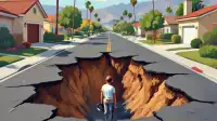 Whoa! Malibu Sinkhole Takes Nic Cage's Driveway.